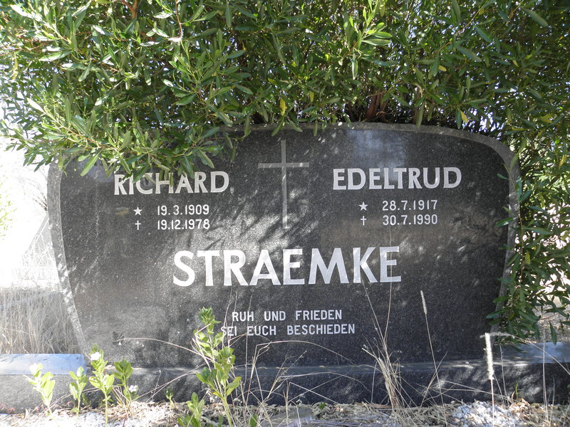 STRAEMKE Richard 1909-1978 & Edeltrud 1917-1990