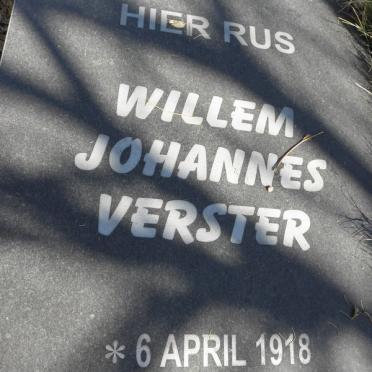 VERSTER Willem Johannes 1918-2007