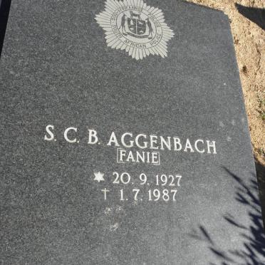 AGGENBACH S.C.B. 1927-1987