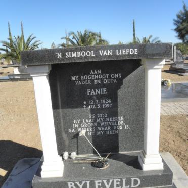 BYLEVELD Fanie 1924-1997