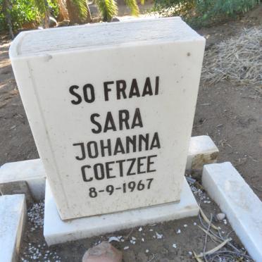 COETZEE Sara Johanna -1967
