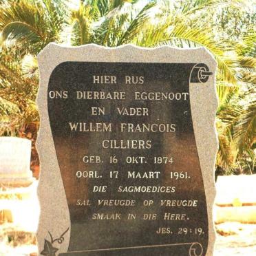 CILLIERS Willem Francois 1874-1961