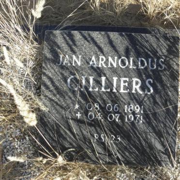 CILLIERS Jan Arnold 1891-1971