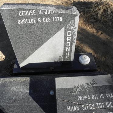 CRONJÉ 1920-1975 