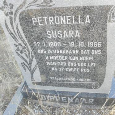 DIPPENAAR Petronella Susara 1900-1966