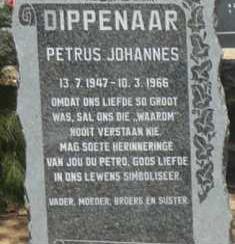 DIPPENAAR Petrus Johannes 1947-1966