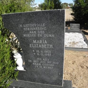 EATON Maria Elizabeth, Lofty 1902-1987