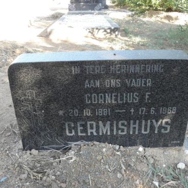 GERMISHUYS Cornelius F. 1881-1968