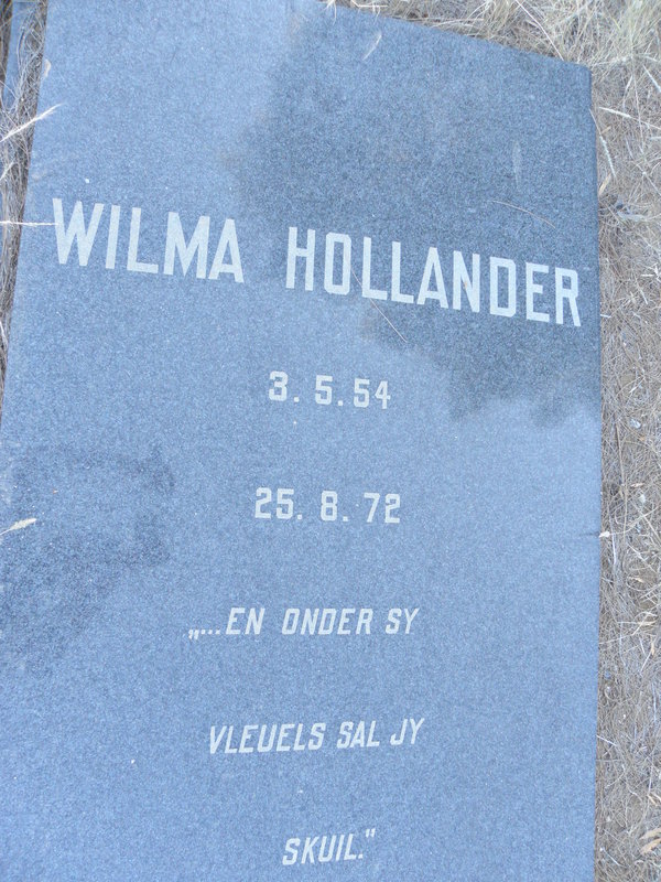 HOLLANDER Wilma 1954-1972