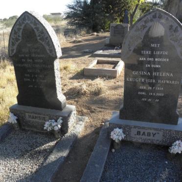 KRUGER Johannes Christiaan 1913-1959 &amp; Gesina Helena HAYWARD 1914-2003