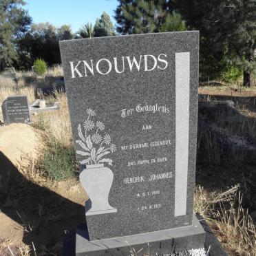 KNOUWDS Hendrik Johannes 1916-1971