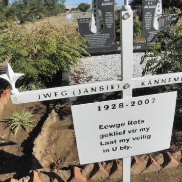 KANNEMEYER J.W.F.G. 1928-2007