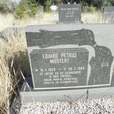 MOSTERT Eduard Petrus 1929-1994