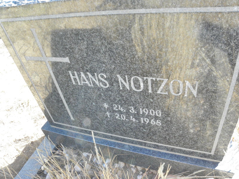 NOTZON Hans 1900-1968