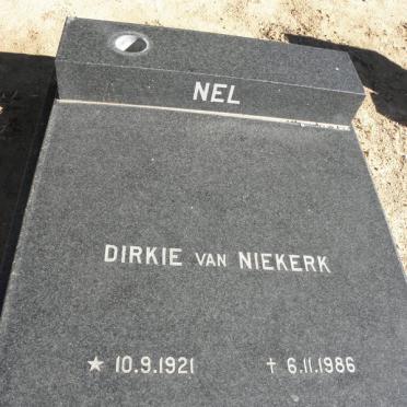 NEL Dirkie van Niekerk 1921-1986