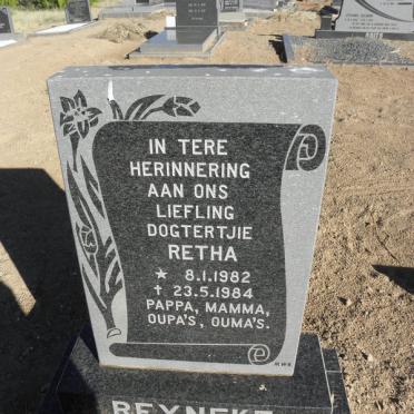 REYNEKE Retha 1982-1984