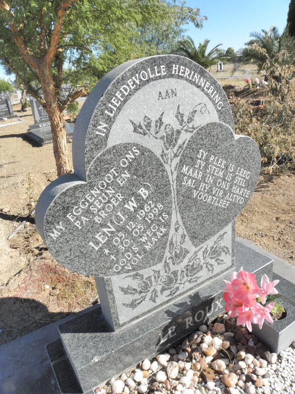 ROUX J.W.B., le 1962-1998