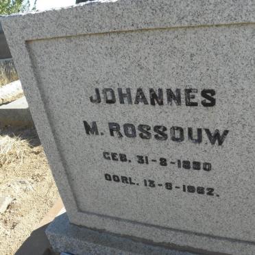 ROSSOUW Johannes M. 1880-1962