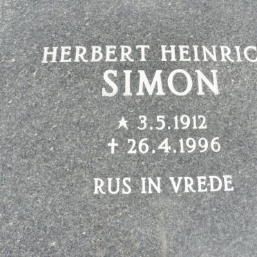 SIMON Herbert Heinrich 1912-1996
