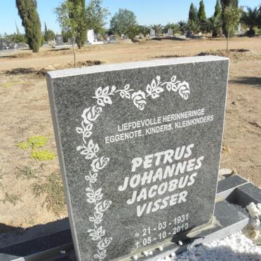 VISSER Petrus Johannes Jacobus 1931-2010