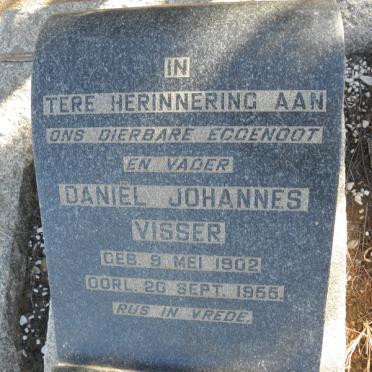 VISSER Daniel Johannes 1902-1955