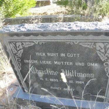 WITTMANN Christine 1890-1964