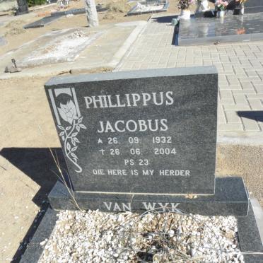 WYK Phillippus Jacobus, van 1932-2004