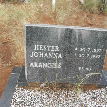 ARANGIES Hester Johanna 1897-1993