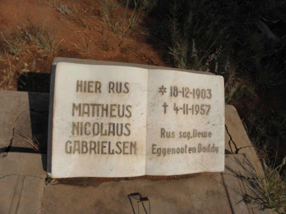GABRIELSEN Mattheus Nicolaus 1903-1957