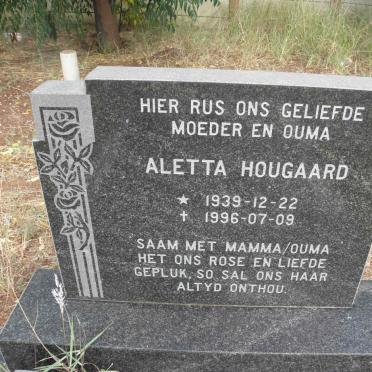 HOUGAARD Aletta 1939-1996