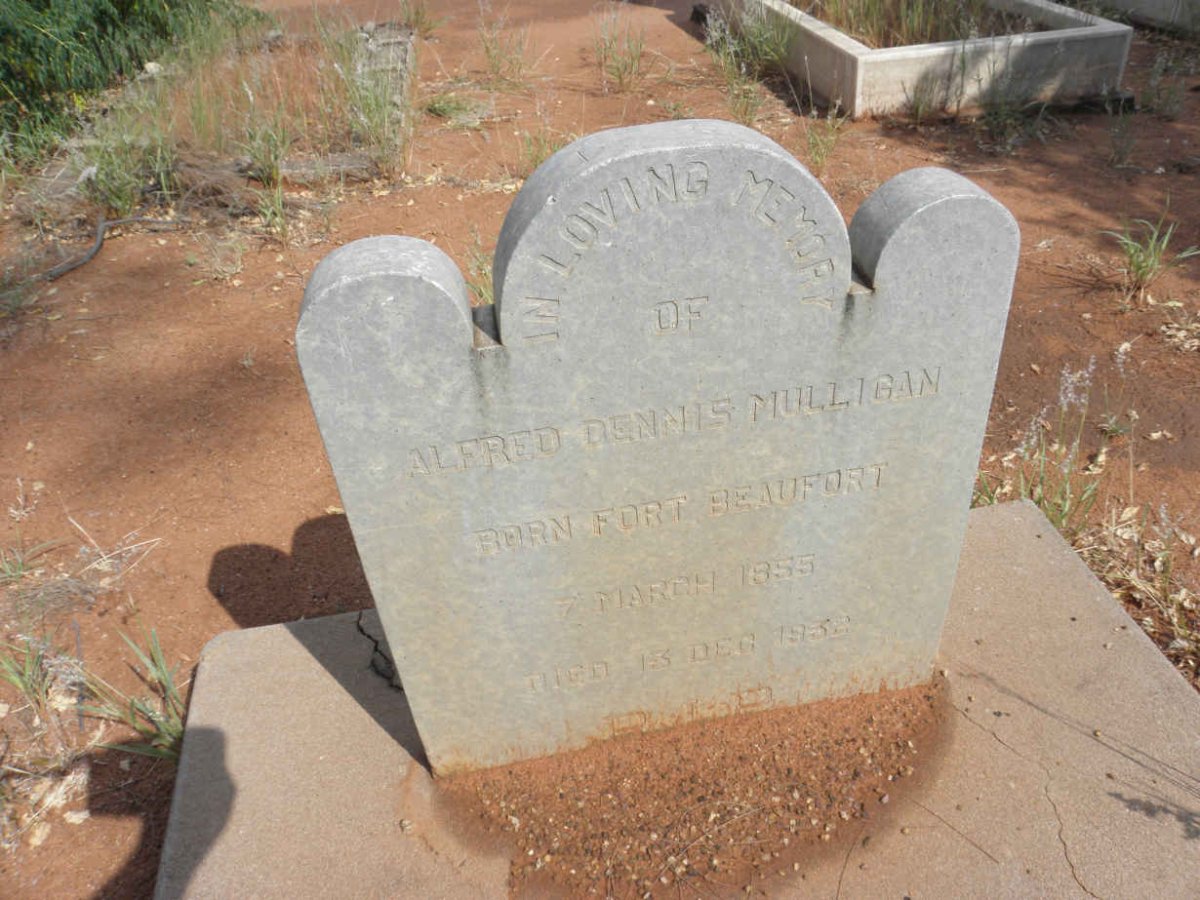 MULLIGAN Alfred Dennis 1855-1932