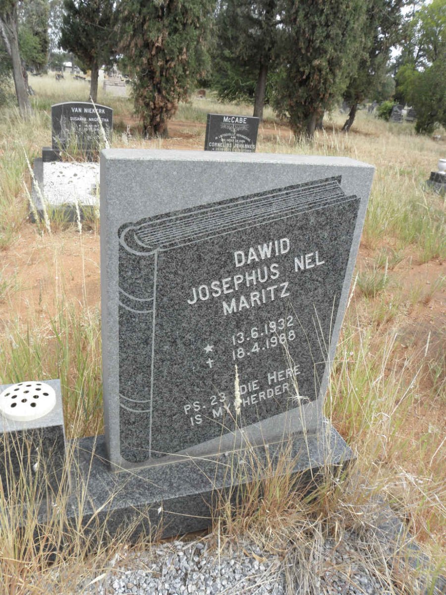 MARITZ Dawid Josephus Nel 1932-1988