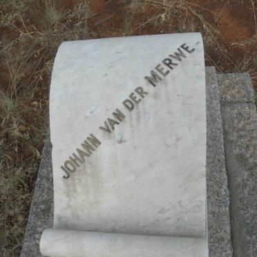 MERWE Johann, van der