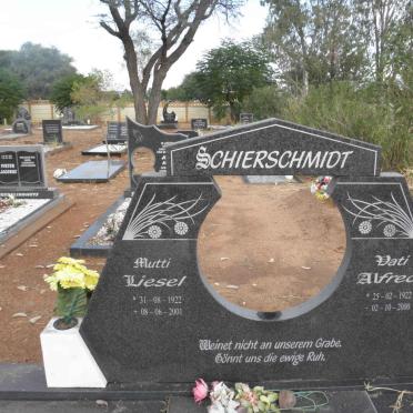 SCHIERSCHMIDT Alfred 1922-2000 &amp; Liesel 1922-2001