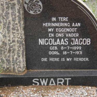 SWART Nicolaas Jacob 1899-1971 &amp; Johanna Gersina 1899-1983