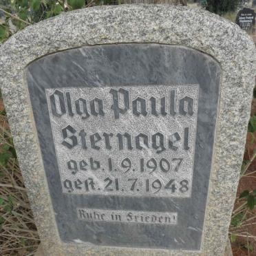 STERNAGEL Olga Paula 1907-1948