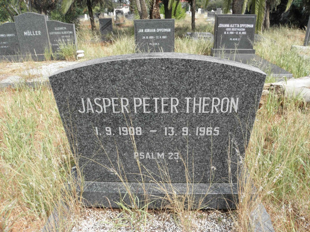 THERON Jasper Peter 1908-1965
