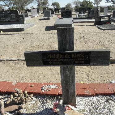 KLERK Meidjie, de 1930-1990