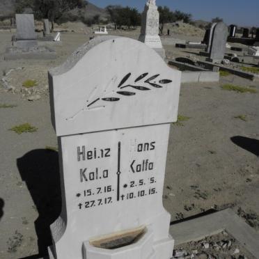 KALFA Heinz 1916-1917 :: KALFA Hans 1915-1915