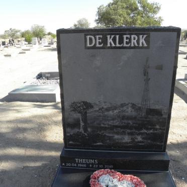 KLERK  Theuns, de 1946-2010