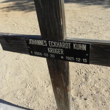 KRUGER Johannes Eckhardt Kuhn 1921-2006
