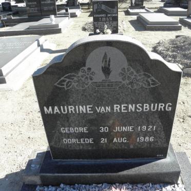RENSBURG Maurine, van 1921-1986