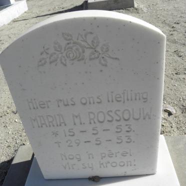 ROSSOUW Maria M. 1953-1953