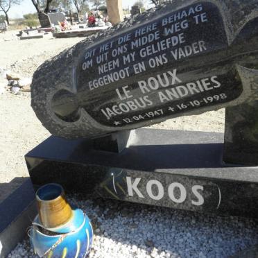 ROUX Jacobus Andries, le 1947-1998