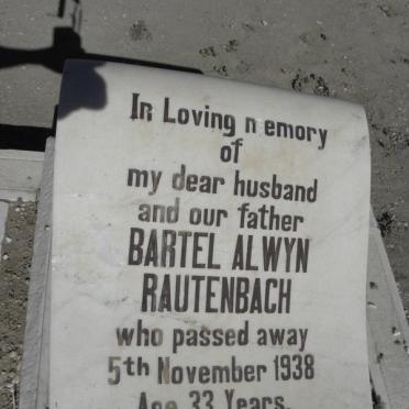 RAUTENBACH Bartel Alwyn -1938