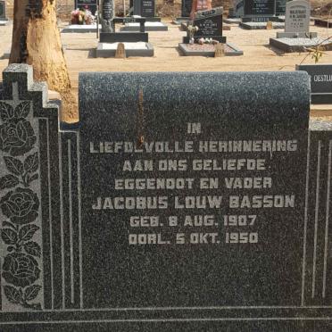 BASSON Jacobus Louw 1907-1950