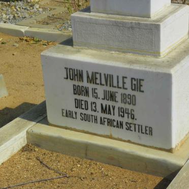 GIE John Melville 1890-1946