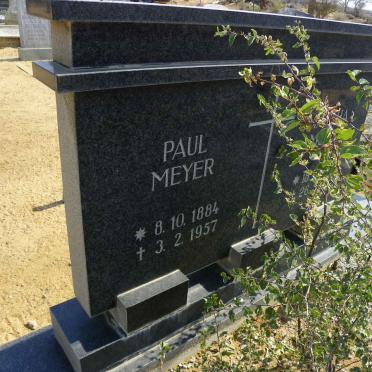 MEYER Paul 1884-1957 &amp; Martha 1892-1974