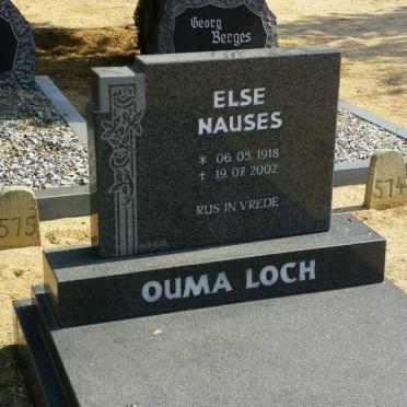 NAUSES Else 1918-2002