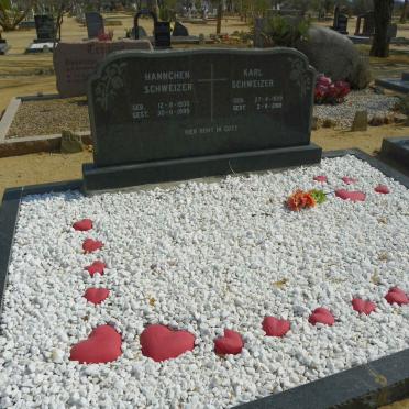 SCHWEIZER Karl 1929-2008 &amp; Hannchen 1930-1995
